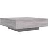 vidaXL Tavolino Salotto Grigio Sonoma 100x100x31 cm Legno Multistrato