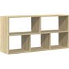 vidaXL Scaffale a Parete Rovere Sonoma 100x25x50 cm Legno Multistrato