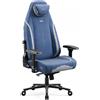 Diablo Chairs Poltrona da gioco DIABLO in tessuto X.EYE PRIME Dimensione normale Meta Ocean