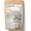 foodboost L - Tirosina pura in polvere 200g foodboost, senza additivi - con dosatore - perfetta nello shaker per proteine in polvere, marchio di fiducia italiano, pre workout - 100 DOSI