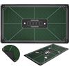 Engelhart - 320994 - Tappeto da Poker Verde - Superficie Antiscivolo 140 cm x 80 cm, Spessore 3 mm - Accessorio per Gioco da Casinò