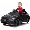 FINOOS - Mercedes CLE53 AMG - Macchina Elettrica per Bambini 12V - Telecomando - Veicolo Elettrico - Auto Elettrica per Bambino - 2+1 velocità - Clacson - LED - Musica (Nero)