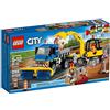 LEGO City Great Vehicles 60152 - Spazzatrice ed Escavatore