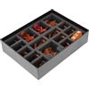 Feldherr Set di Schiuma portacarte compatibili con HeroQuest (2021): Prophecy of Telor - Scatola del Gioco da Tavolo - Proteggere, ordinare e conservare Miniature + Accessori
