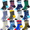 Welwoos 12 Paia Calzini antiscivolo bambino in cotone calze bambine ragazzi da 1-8 anni, modello divertente