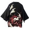 G-like - Kimono giapponese, vestito tradizionale da donna, costume tradizionale Haori, in stile Tokio Harajuku con motivo drago, giacca antica, da notte, accappatoio da notte