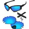 PapaViva Lenti di ricambio per occhiali da sole Oakley Racing Jacket 62 mm/Jawbone ventilati OO9171 62 mm, Blu ghiaccio, Racing Jacket/Jawbone Vented