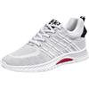 Dasongff Sneakers con rialzo integrato da 6 a 10 cm, scarpe da ginnastica da uomo in rete, traspiranti, sport e attività all'aria aperta, tacco 6/8/10 cm, Bianco 4 Tacco 6 cm, 42 EU