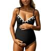 RYTEJFES Costume Bagno Premaman da Piscina Tankini Curvy Vestito Taglie Forti Mare Bikini Primaverile Swimsuit Allattamento Incinta Estivo Nuoto Gravidanza Copri Pancia