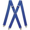 Pierrot Bretelle Uomo Larghe Vintage - Clip molto forti Regolabili Fino A 130cm - Bretelle Uomo Eleganti Artigianali Garantite A Vita