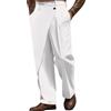 Caixinkan Pantaloni da uomo Streetwear, eleganti tasche, lunghezza completa, comodi, dritti, in tessuto morbido, irregolare, tinta unita, dritti, pantaloni da fitness, alla moda, per attività