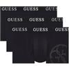 GUESS Boxer Set 3 Pack Placed Logo Boxer Trunk U4RG04K6YW0 Blu Scuro Blu
