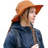 TOP-EX Cappello da sole da donna a tesa larga, protezione UPF 50, protezione UV, impermeabile, cappello safari, pieghevole, per passeggiate, pesca, con foro per coda di cavallo
