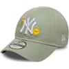 New Era Berretto per bambini MLB 9FORTY Summer Icon New York Yankees, verde pastello, 2-4 anni