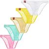 Faringoto Slip da uomo in seta ghiaccio trasparente sottile vita bassa U convesso, Medium