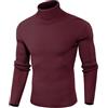 Sykooria Maglione Dolcevita Uomo Invernale Maglioncino a Collo Alto Manica Lunga Maglioni Lupetto Pullover Slim Fit a Costine Maglia Sweater S-XXL