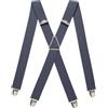 Pierrot Bretelle Uomo Larghe Vintage - Clip molto forti Regolabili Fino A 130cm - Bretelle Uomo Eleganti Artigianali Garantite A Vita