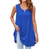 Enmain Magliette Tunica Donna a Maniche Corta Estiva Maglia Lunga Ampia Desigual Casual Blusa Camicia Scollo Tondo Floreale Paisley Elegante S-3XL