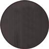 vidaXL Vloerkleed rond 60 cm bamboe donkerbruin