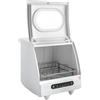 WDZCZDoo Lavastoviglie, 800 W, mini lavastoviglie con 5 programmi, temperatura di lavaggio 72°C, lavastoviglie mobile per appartamenti e camper