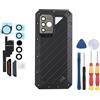 MinTroSD Copribatteria posteriore per Ulefone Power Armor 18T, accessori di ricambio (nero)