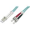 DIGITUS DK-2531-01 - Cavo In Fibra Ottica OM2 - 1 m - da LC a ST - Duplex - 1 Gbit/s - Cavo LAN In Fibra Ottica Multimodale MM - Tipo Di Fibra: 50/125 µ - Arancione (Orange)