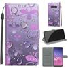 KENHONER Custodia per Samsung Galaxy S10, fiore | Portafoglio Pelle PU, Magnetica, Resistente Agli Urti, Scomparto Carte Credito, Pieghevole, Flip Libro, Motivo
