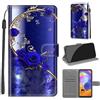 TOMYOU Cover per Samsung Galaxy A31, rosa blu | Antiurto Protettiva Portafoglio, Slot per Schede, Magnetica, Custodia in Pelle PU, Libro Flip,Funzione Stand