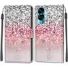 TOMYOU Cover per Honor 90 Lite 5G, argento e rosa