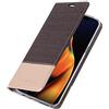 Cadorabo Custodia Libro compatibile con Apple iPhone 13 in ANTRACITE ORO - con Vani di Carte, Funzione Stand e Chiusura Magnetica - Portafoglio Cover Case Wallet Book Etui Protezione