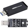 NGFF Adattatore convertitore esterno per case PCBA per SSD NVMe M-key M.2 SATA 2242 2230 da USB 3.0 a doppio protocollo, con chipset RTL9210B.