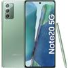 SAMSUNG Galaxy Note20 Smartphone 5G, 256GB, Display 6.7 Super AMOLED Plus FHD+, 3 fotocamere, RAM 8GB, Batteria 4300 mAh, Dual Sim + eSim, Android 10 to 13 - [Versione Italiana] (256 GB + 5G, Green)
