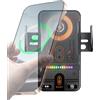 Generico Caricabatterie per auto wireless - Supporto per presa d'aria a ricarica rapida da 15 W, dispositivo di supporto per telefono con bloccaggio automatico | Comodo accessorio per gli spostamenti quotidian