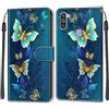 TOMYOU Cover per Samsung Galaxy A11, farfalla verde