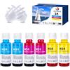 Nextpage 32XL Inchiostro 31XL Multipack 32XL 32 31 Inchiostro 31C 31M 31Y Ciano Giallo Magenta Compatibile per Hp Smart Tank 510 513 514 517 532 533 534 536 539 617 670 675 720 (6P) cs)