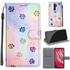 TOMYOU Cover per Xiaomi Redmi Note 8 Pro, piccole impronte | Antiurto Protettiva Portafoglio, Slot per Schede, Magnetica, Custodia in Pelle PU, Libro Flip,Funzione Stand