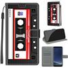 TOMYOU Cover per Samsung Galaxy S8, nastro | Antiurto Protettiva Portafoglio, Slot per Schede, Magnetica, Custodia in Pelle PU, Libro Flip,Funzione Stand
