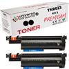 universo cartuccia® TN B020 B021 B023 2x Toner compatibile con BROTHER HL-B2000D HL-B2050DN DCP-B7500D DCP-7520DW DCP-B7530DN DCP-7535DW DCP-B7700D DCP-B7720D (2 TONER)