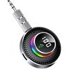 Ziyan Ricevitore Bluetooth 5.3, display a LED, vivavoce, chiamate, kit per auto, ricevitore wireless, adattatore AUX stereo domestico, ricevitore wireless 3,5 mm