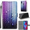 TOMYOU Cover per Xiaomi Redmi Note 7 / Note 7 Pro, goccia | Antiurto Protettiva Portafoglio, Slot per Schede, Magnetica, Custodia in Pelle PU, Libro Flip,Funzione Stand