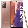 Samsung Galaxy Note 20 5G Android Smartphone ohne Vertrag Triple Kamera Infinity-O Display 256 GB Speicher starker Akku Handy in bronze inkl. 36 Monate Herstellergarantie [Exklusiv bei Amazon]