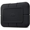 LaCie Rugged SSD Pro 4TB, esterno SSD, per PC Mac & iPad, Resistenza all'Acqua, alla Polvere, Data Rescue Service (STHZ4000800)