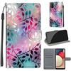 TOMYOU Cover per Samsung Galaxy A02s / M02s, Bicchiere | Antiurto Protettiva Portafoglio, Slot per Schede, Magnetica, Custodia in Pelle PU, Libro Flip,Funzione Stand