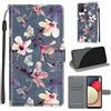TOMYOU Cover per Samsung Galaxy A02s / M02s, Bellissimi fiori | Antiurto Protettiva Portafoglio, Slot per Schede, Magnetica, Custodia in Pelle PU, Libro Flip,Funzione Stand