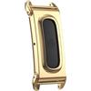 GIOPUEY Cover Compatibile con Google Fitbit Air, Compatibile con 14mm Cinturini, Metallo, Anti-Bump - Gold