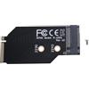 EMSea Scheda Adattatore PCIe 4.0 NVMe M.2 Da 2242 A 2280 Nera Compatibile Con Legion Go 2230/2242 NVMe A 2280 Espansione Per l'aggiornamento dell'archiviazione Della Console Di Gioco