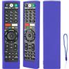 CTRLBETTER Custodia per telecomando in silicone compatibile con Sony RMF-TX310E RMF-TX200E RMT-TX100D RMT-TX102D RMT-TX300E TV Telecomando Cover protettiva antiurto con cordino (Blu)