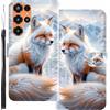WUACYEAMING Custodia Compatibile con Oukitel C67,con Slot Carte PU Pelle Portafoglio Libro Case Antiurto Bumper Motivo Magnetica Flip Protettiva Resistente Volpe
