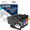 LCL LC426 Cartucce Cartucce compatibili per Brother LC 426 LC426XL per Brother MFC-J4335DW MFC-J4340DW MFC-J4535DW MFC-J4540DW (3000 pagine, 4 Pezzi)