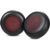 YunYiYi Savi 8220 - Cuscinetti auricolari di ricambio compatibili con Poly Savi 8400, Savi 8410, Savi 8420, Savi 8220, Savi 8210, Savi 8200, con accessori in pelle proteica, colore: nero